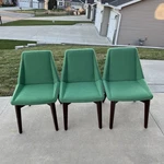 Mcm Green Chairs Arcadia Nios Maharam Mode Bourbon Beech Set Of 3 Free Shipping! Used. Price: $1299.99.
