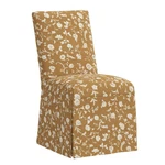 Skyline Furniture James Slipcover Armless Dining Chair Robina Floral Ochre: New. Price: $227.99.