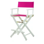Casual Home 220-01/021-30 Director Chair 24" Counter Height White/magenta New. Price: $111.88.