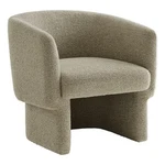 Modway Muse Boucle Fabric Upholstered Barrel Accent Chair In Cork New. Price: $337.87.