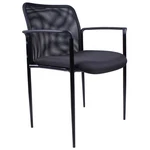 Global Industrial Reception Guest Mesh Chair With Arms Black New. Price: $108.20.
