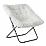 Healsmart Large Saucer Chair For Adults, Oversized Folding Faux-fur Metal Lou... New. Price: $86.46.