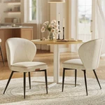 Vasagle Ekho Collection - Dining Chairs Set Of 2, Pack, Cream White New. Price: $233.37.