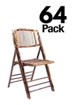 Bamboo Folding Chair, 64 Pack By Chivari New. Price: $3199.99.