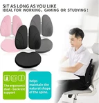 Fokon Foldable Dual Chair Lumbar Ergonomic Back Support For Office/car/game-pink New. Price: $45.00.