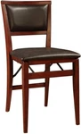 Linon Keira Pad Folding Chair, Set Of 2, Engineered Wood Open. Price: $130.00.