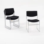 2010S Icf & Bononia Italy Elle Stackable Dining Chairs Giovanni Zorzon 15X Avail Used. Price: $400.00.