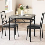 Dining Table Set For 2, 3 Piece Kitchen With Upholstered Chairs, ... New. Price: $165.97.