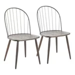 Lumisource Ch-rileyhb BZBN2 High Back Chair Set Of Pr New. Price: $320.00.