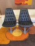 Mid Century Modern Star Trek Chromcraft Sculpta Unicorn Chairs (2) Space Age. Price: $700.00.