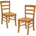 Winsome Wood Ladder Back Chair Light Oak 2 Pieces New. Price: $151.74.