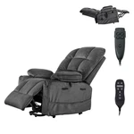 Power Lift Recliner Chair, Dual Motor, Large Electric With Heat And New. Price: $722.29.