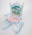 New Levels Of Discovery Rare Queen The Sea Girl's Rocker Wood Rocking Chair. Price: $299.95.