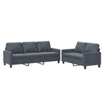 Sofa Set With Cushions Couch Armchair For Living Room 2 Piece Velvet Vidaxl New. Price: $535.99.