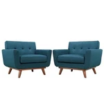 Modway Engage Modern Fabric Armchair In Azure Blue (set Of 2) New. Price: $1039.99.