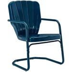 Crosley Furniture Ridgeland Metal Patio Chair In Navy (set Of 2) New. Price: $189.90.