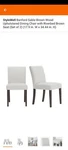 Stylewell Banford Sable Brown Wood Upholestered Dining Chair Set Of 1004298260 New. Price: $200.00.