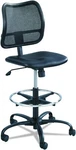 Safco Products 3397BV Rolling Chair, Extended Height, Black Vinyl & Mesh New. Price: $348.05.