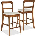 Best Choice Products 26" Counter-height Farmhouse Wood Stools, Set Of New. Price: $169.99.