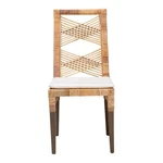 Baxton Studio Poltak Modern Natural Brown Rattan Dining Chair New. Price: $220.72.