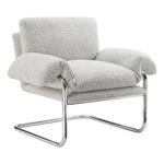 Modway Ansel Boucle Fabric Upholstered Accent Chair Newsprint. Price: $448.59.
