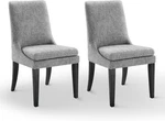 Set Of 2 Stylish Mid Century Upholstered Dining Chairs For Home & Kitchen New. Price: $343.99.