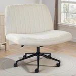 Olixis Criss Cross Chair With Wheels Wide Legged Office Desk Vanity New. Price: $80.98.