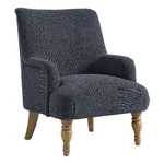 Maklaine Contemporary Upholstered Accent Armchair Slate Blue New. Price: $416.37.