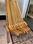 Melino Single Wooden Folding Tamarack Chair Used. Price: $30.00.