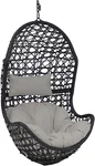 Sunnydaze Cordelia Hanging Egg Chair With Cushions - 265 Lb Capacity New. Price: $298.99.