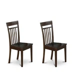 East West Furniture Capri 11" Wood Dining Chairs Cappuccino (set Of 2) New. Price: $172.70.