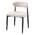Acme Jaramillo Metal & Fabric Upholstered Side Chair In Beige Black (set Of 2) New. Price: $326.95.