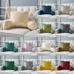 Multi Velvet Pillow Bed Cushion Support Reading Arms Chair New. Price: $33.29.
