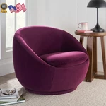 Better Homes & Gardens Mira Swivel Accent Chair Merlot Velvet Free Shipping Usa Brand. Price: $326.44.