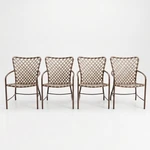 Customizable Vintage Brown Jordan Tamiami Dining Chair (set Of Four) Used. Price: $1599.00.