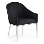 Bowery Hill Contemporary Black Linen Textured Performance Fabric Dining New. Price: $410.65.