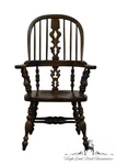 Ethan Allen Royal Charter Collection Solid Oak Bowback Windsor Dining Arm Cha... Used. Price: $451.99.