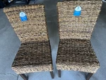 International Caravan Gaby Woven Banana Dining Chair - Brown (each Cost $116) New. Price: $116.00.