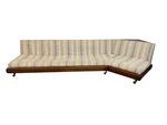Mid-century Modern Adrian Pearsall Walnut Boomerang Storage Sofa Used. Price: $4995.00.