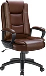 Heavy Duty Leather Office Rolling Computer Chair High Back Executive Desk Brown New. Price: $112.85.