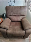 Barcalounger Fabric Swivel Glider Recliner Great Mint Condition Used. Price: $260.00.