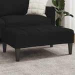 Footstool Black 30.3"X21.7"X12.2" Fabric New. Price: $115.77.