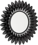 Contemporary Dark Brown Accent Mirror With Metal Frame By Signature Design New. Price: $279.99.