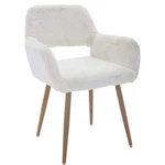 Kcc Furry Desk Chair, Mid-century Modern Accent Comfy Armchair With Faux ... New. Price: $130.17.