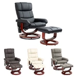 Homcom Electric Faux Leather Recliner With OTTOMAN,10 Vibration Points New. Price: $239.99.