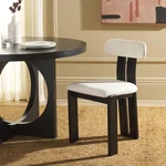 Cayde Modern Cream Boucle Dining Chair With Stylish Black Wood Legs New. Price: $222.99.