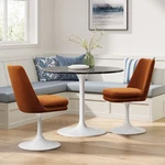 Lippa Swivel Dining Chair White Rust New. Price: $244.00.