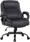 Big And Tall Office Chair 400LBS Wide Seat Ergonomic Desk With Lumbar Arms New. Price: $119.99.