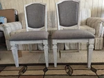 Riverside Furniture Elizabeth Upholstered Chairs (2) In Smokey White 71656 Used. Price: $50.00.