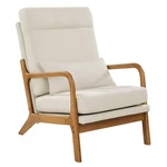 Vevor Mid-century Modern Accent Linen Fabric Armchair With 5.3 Cushion New. Price: $146.99.